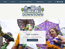 Tablet Screenshot of downtownhenderson.org